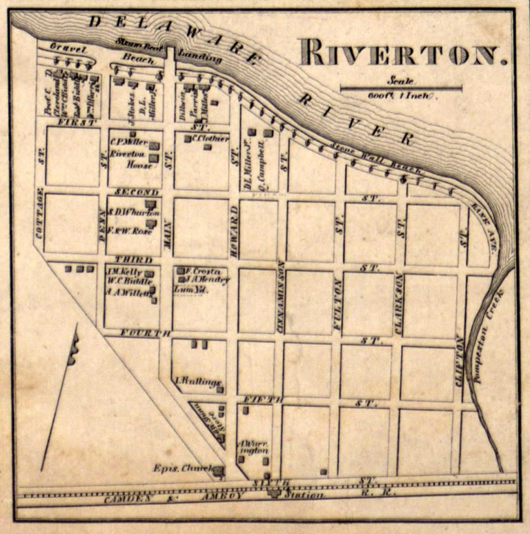 Maps Historical Society Of Riverton Nj