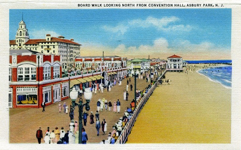 Boardwalk Looking North from Convention Hall, Asbury Park, NJ [800×499 ...