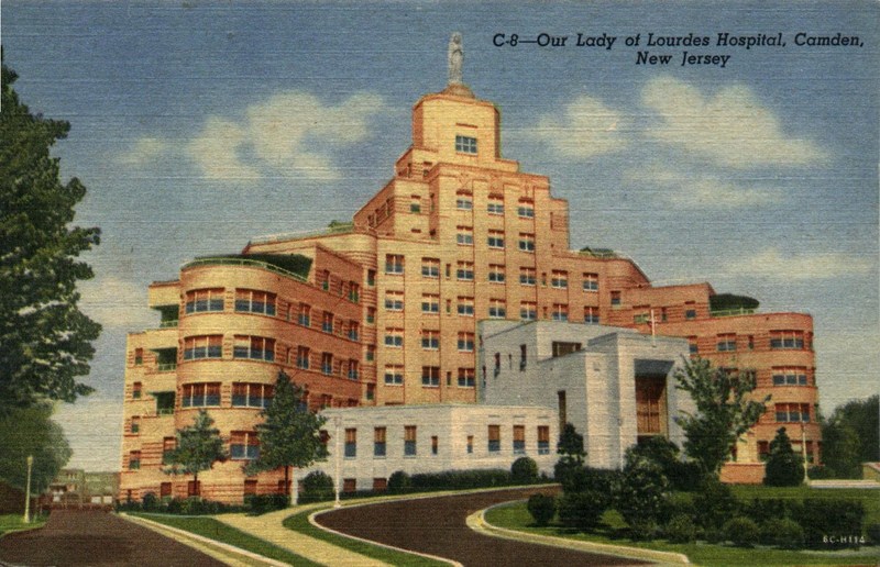 Our Lady of Lourdes Hospital, Camden, NJ [800×516] Historical Society