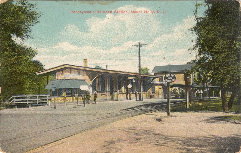 Pennsylvania Railroad Station, Mt. Holly, NJ [800×508] Historical