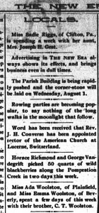 Locals, New Era, July 21, 1894