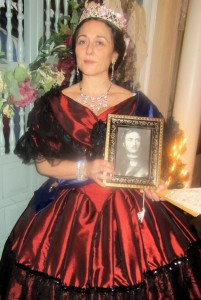 Her Highness shows a portrait of her beloved Prince Albert