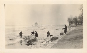 River Ice, undated, from Bill & Nancy Hall's family photos 