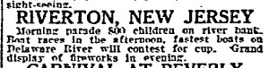 Riverton's Fourth as described in The Phila. Inquirer, July 4, 1914