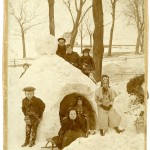 1896 Snow House - full view of original cabinet card.