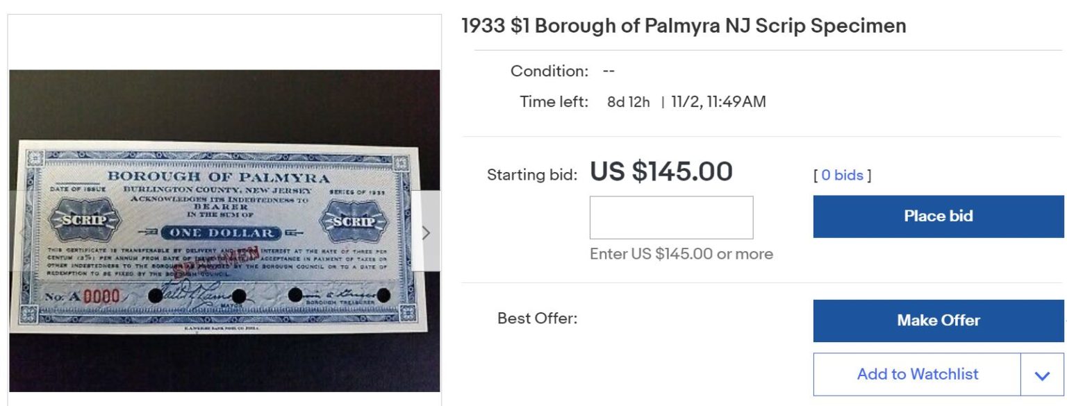 What is the deal with this Palmyra dollar found on eBay? Historical