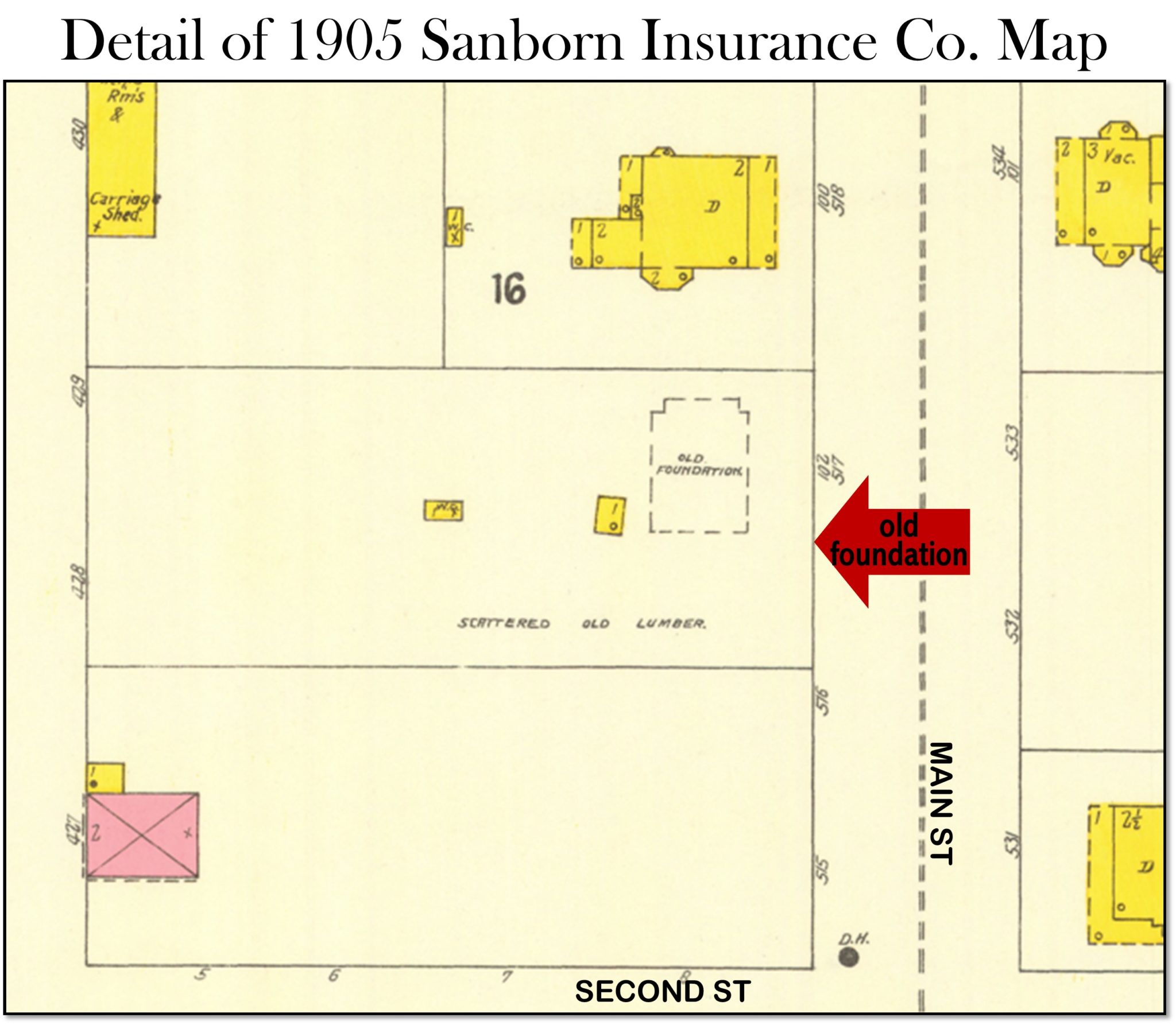 102 Main 1905 Sanborn detail Historical Society of Riverton, NJ